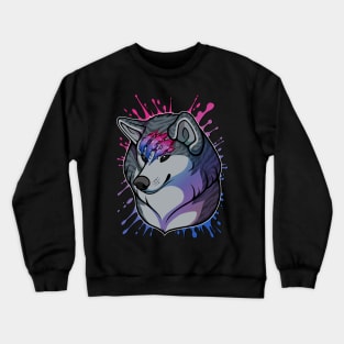 Ginga Nagareboshi Gin Pride - Bi Bisexual LGBT Crewneck Sweatshirt